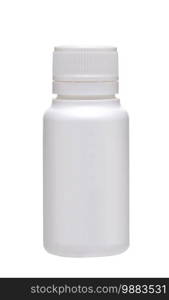 Medical bottle on white background. Medical bottle