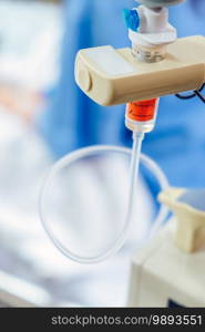 Medical Care,Detail of IV saline solution drip for patient in hospital