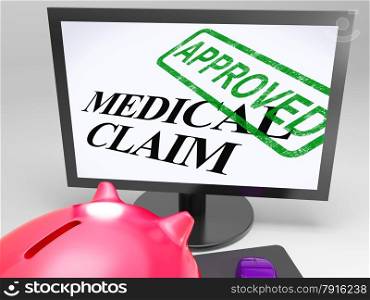 Medical Claim Approved Showing Health Claim Authorised