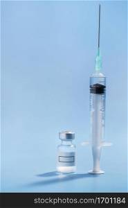medical elements arrangement vaccination close up