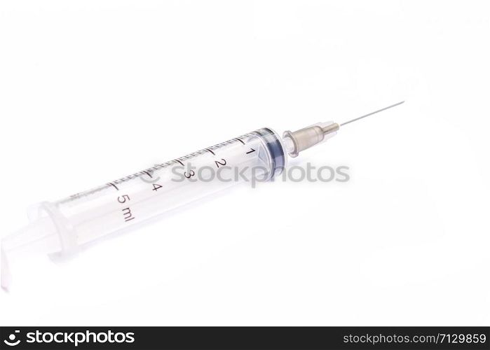 Medical for injection with a syringe isolate