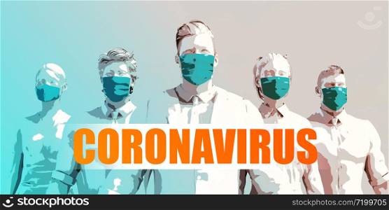 Medical Frontliners Facing Coronavirus Outbreak with Male Doctor. Medical Frontliners Facing Coronavirus Outbreak