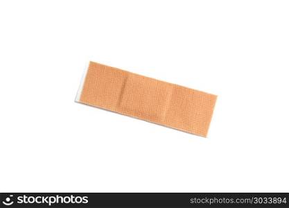 Medical patch isolated on white background