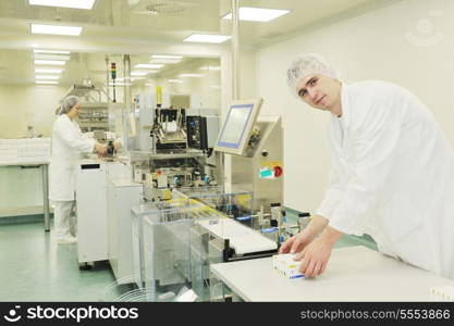 medical pills industry factory and production indoor