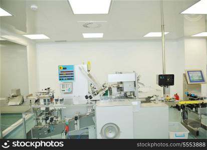 medical pills industry factory and production indoor