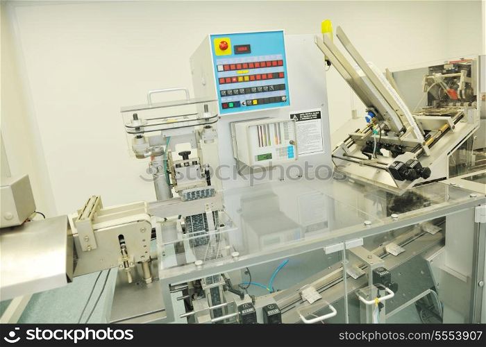 medical pills industry factory and production indoor