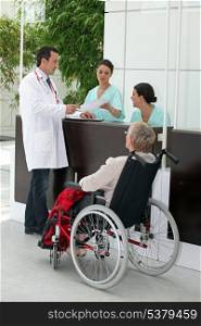 Medical procedure for elderly invalid