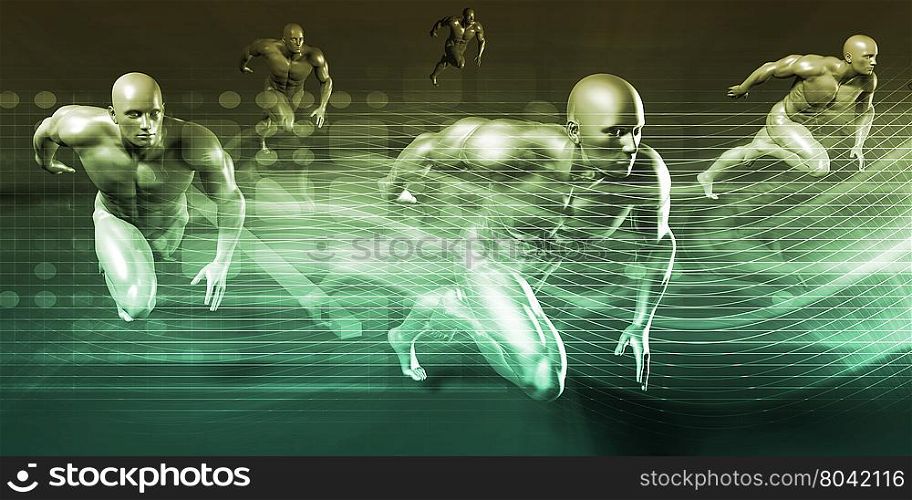 Medical Science and Scientific Studies Concept Art. Medical Science