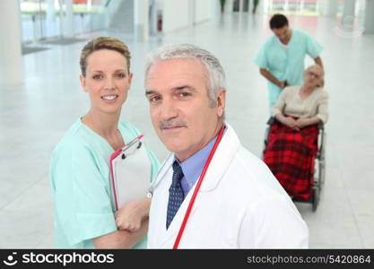 medical staff in hospital