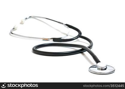 medical stethoscope isolated on a white backgrounds