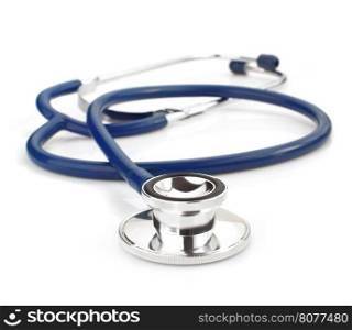 medical stethoscope isolated on white background