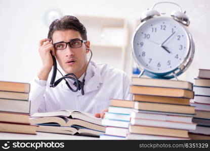 Medical student running out of time for exams