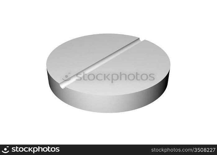 medical tablet 3d healthcare object isolated