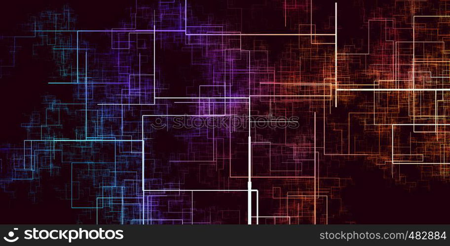 Medical Technology Science Pattern Abstract Background Art. Medical Technology Science Pattern