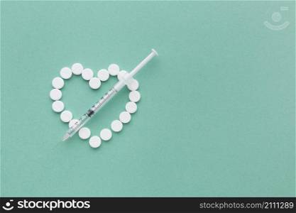 medical white drugs syringe