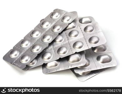 medicaments isolated on white background