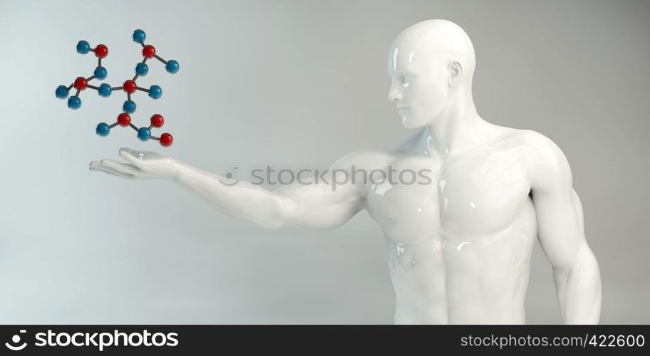 Medicine Abstract Technology Science as a Background. Medicine Abstract Technology