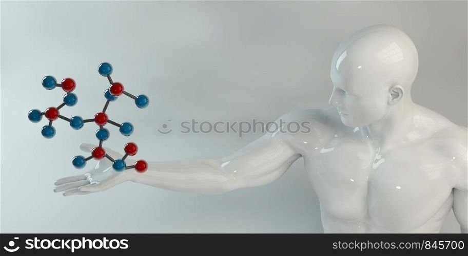 Medicine Abstract Technology Science as a Background. Medicine Abstract Technology