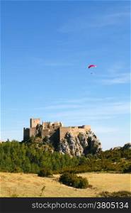 Medieval Castle of Loarre in Huesca, Aragon, Spain