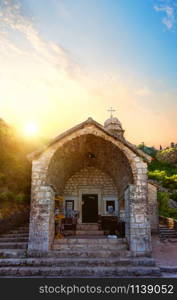 Medieval catholic church of Our Lady of Health in Kotor, Montenegro