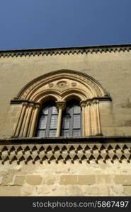 Medieval gothic window of an ancient house in the island of Malta