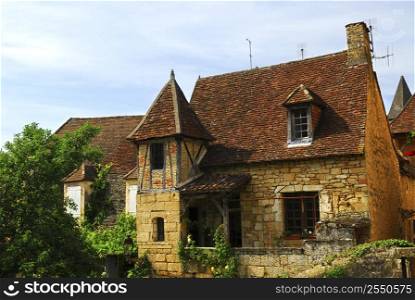 Medieval house in Sarlat, Dordogne region, France