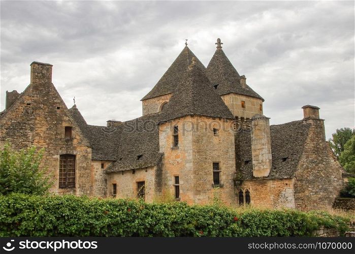 medieval houses in the village of saint amand de coly , perigord noir in aquitaine, france
