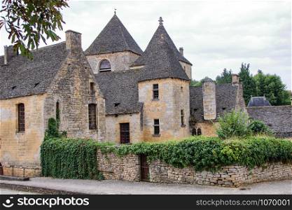 medieval houses in the village of saint amand de coly , perigord noir in aquitaine, france