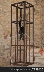 Medieval instruments of torture of the Inquisition in Spain. Medieval instruments of torture of the Inquisition in Spain.