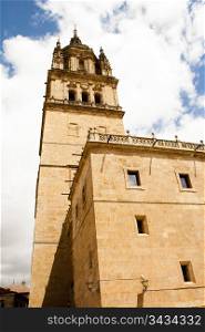 Medieval tower of Cathedral in Salamanca (Spain)