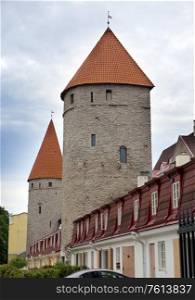 Medieval towers. Tallinn, Estonia