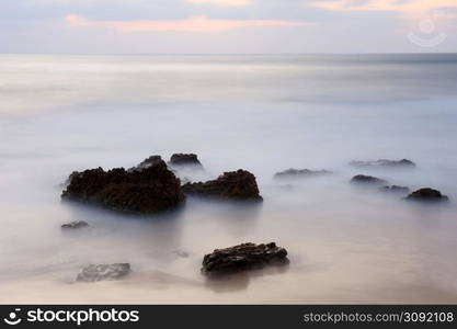 Mediterranean coast in southern Israel near the city of Ashkelon. Mediterranean Coast Israel