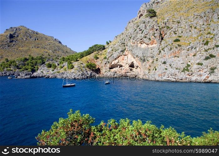 Mediterranean sea at the Coast of Mallorca, Spain