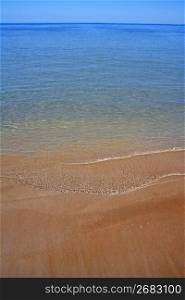 Mediterranean sea beach shore coastline water blue horizon