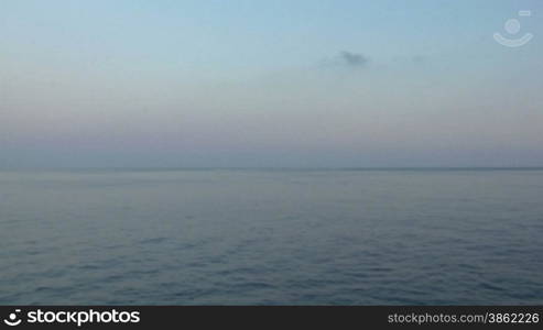 Mediterranean sea landscape view, eolian island, Italy