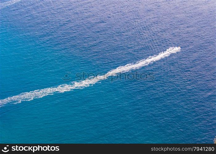 Mediterranean Sea: Speedboat cruising