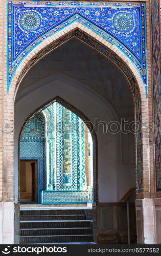 Medrese in ancient city Bukhara, Uzbekistan