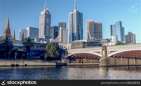 Melbourne skyline, Victoria - Australia. Melbourne skyline, Victoria - Australia.