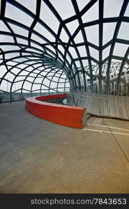 Melbourne Webb Bridge. Webb Bridge in Melbourne a Modern and Colourful Architecture in the Docklands