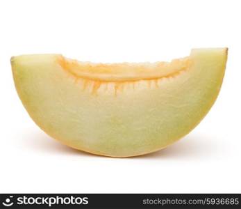 melon slice isolated on white background cutout