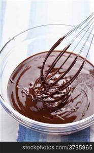melted chocolate for cooking