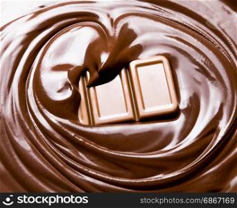melting chocolate / melted chocolate