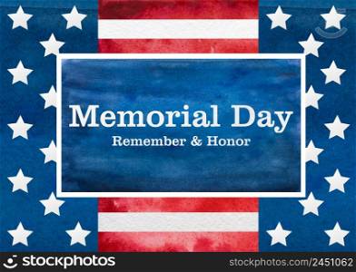 Memorial Day. Beautiful greeting card. Closeup, top view. National holiday concept. Congratulations for family, relatives, friends and colleagues. Memorial Day. Beautiful greeting card. Closeup, top view