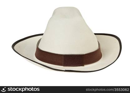 Men&acute;s hat isolated on white background