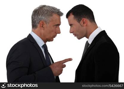 Men arguing