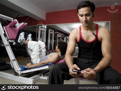 Men at the gym