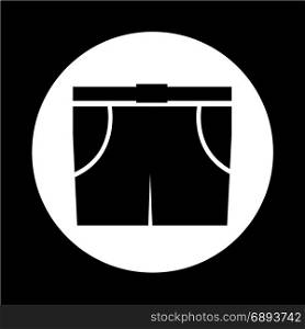 Men Bermuda shorts icon