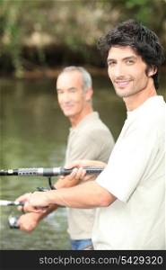 Men fishing