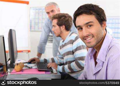 Men in computing training