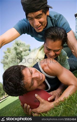 Men Playing Football